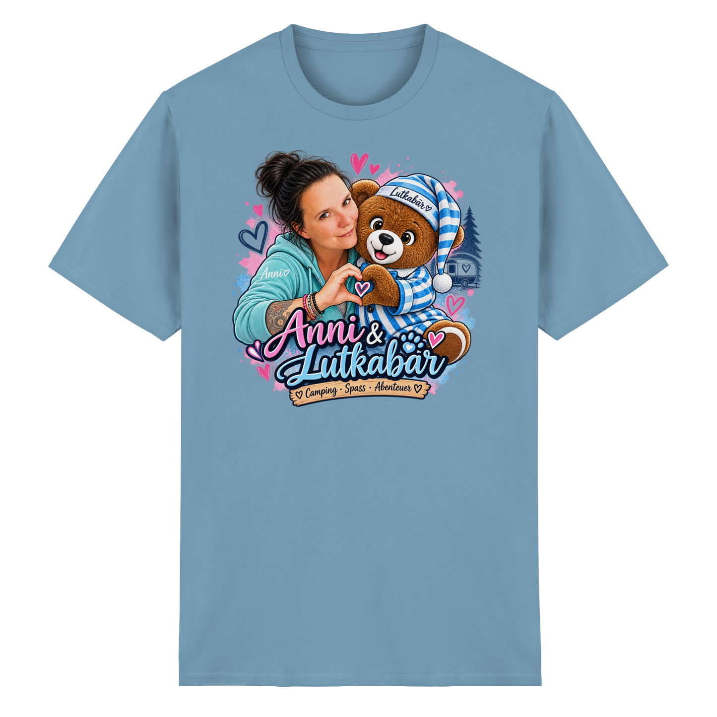 Lutkabär und Anni  - Heavy Cotton T-Shirt