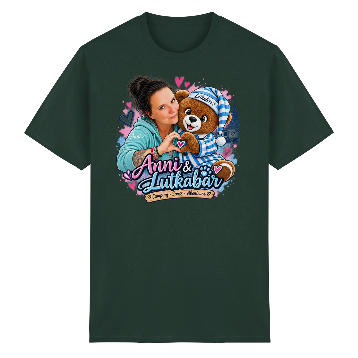 Lutkabär und Anni  - Heavy Cotton T-Shirt