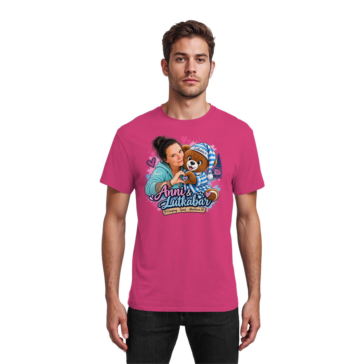 Lutkabär und Anni  - Heavy Cotton T-Shirt