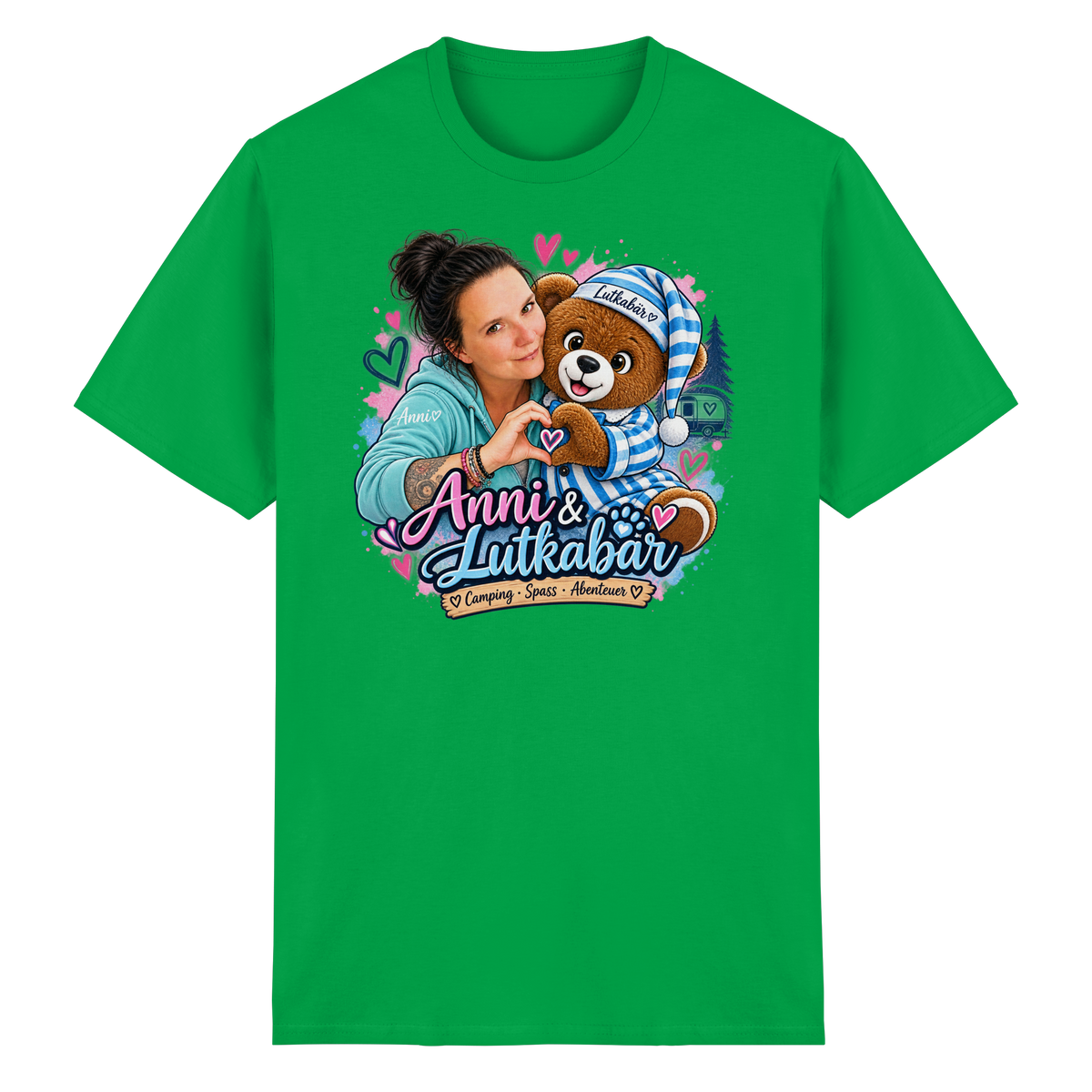 Lutkabär und Anni  - Heavy Cotton T-Shirt