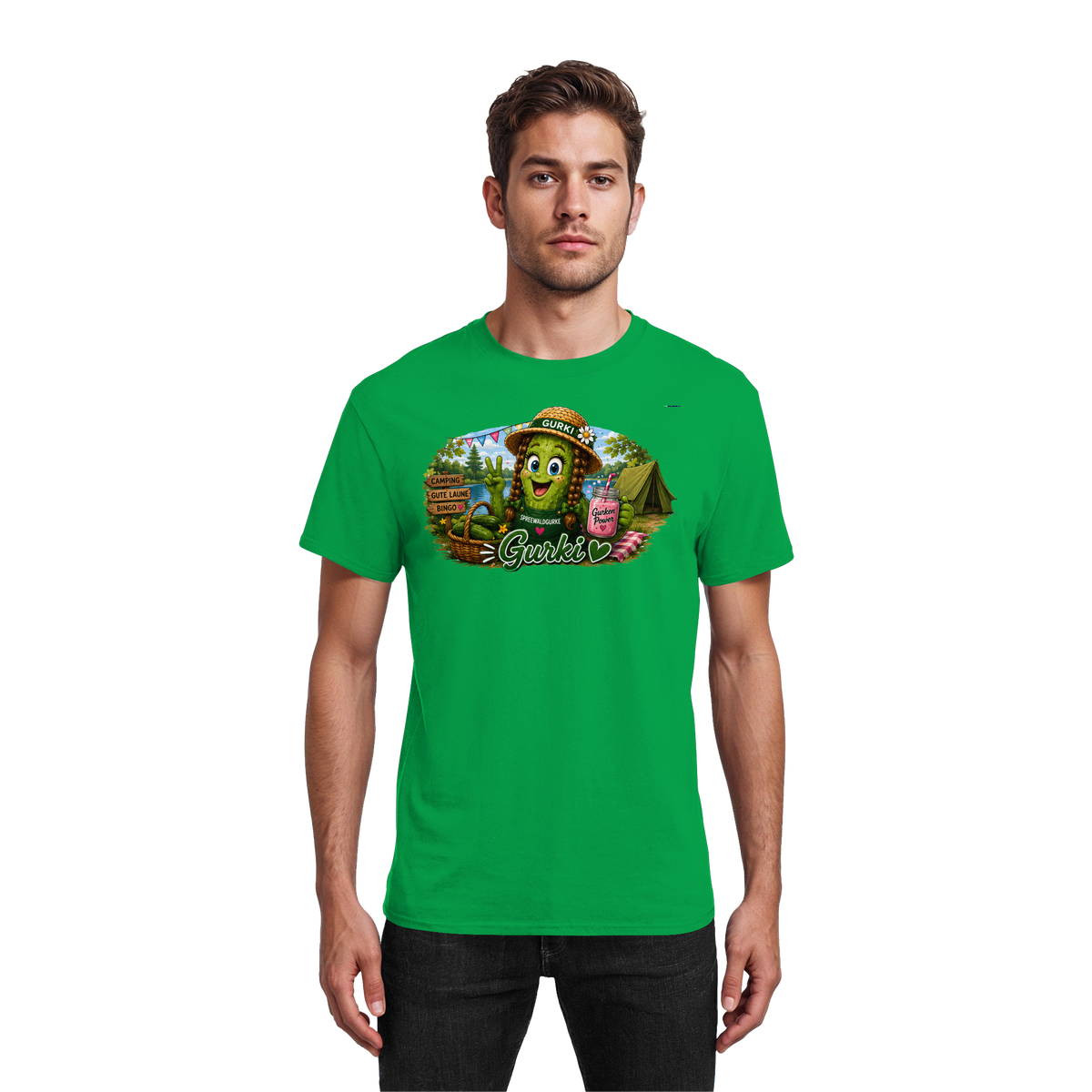 Spreewaldliebe Camping - Heavy Cotton T-Shirt
