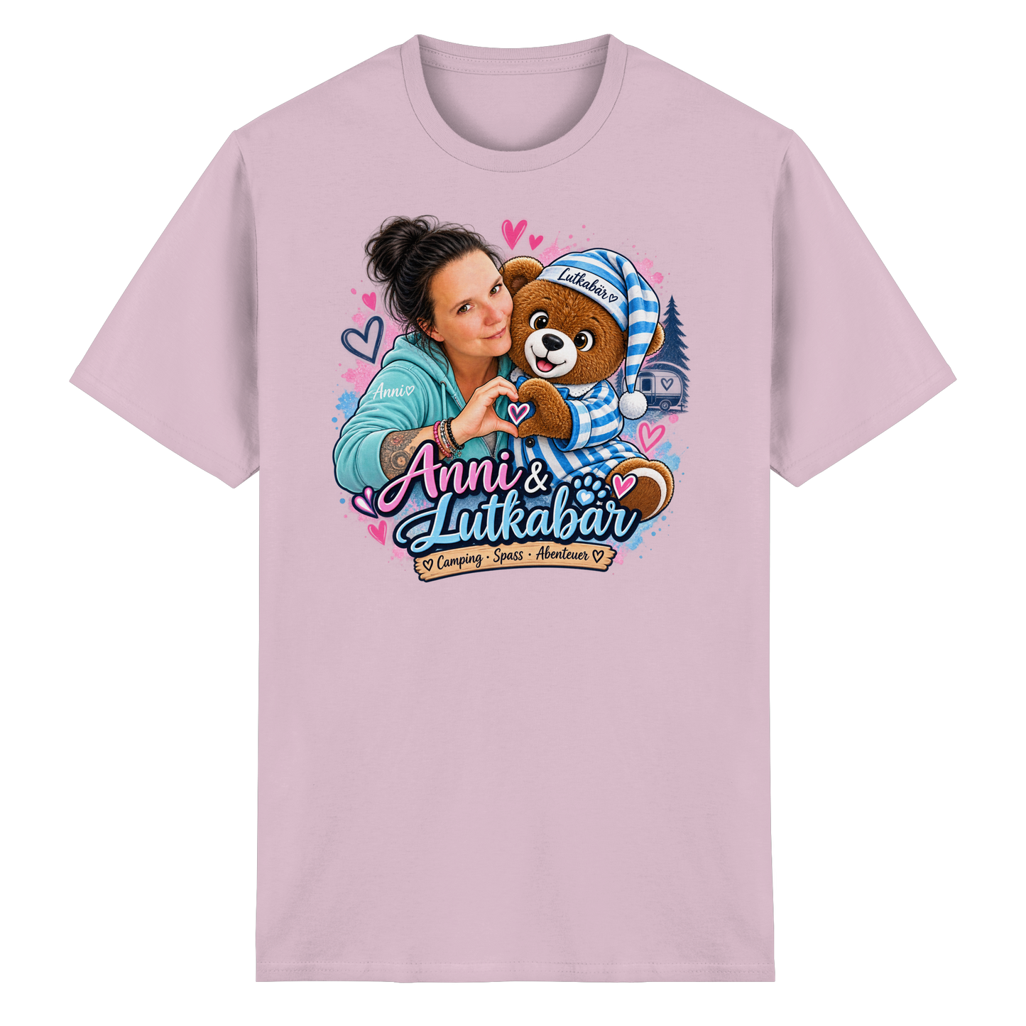 Lutkabär und Anni  - Heavy Cotton T-Shirt