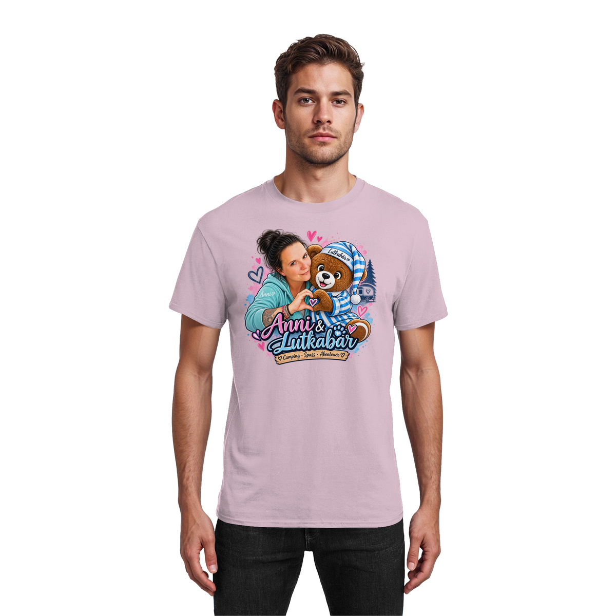 Lutkabär und Anni  - Heavy Cotton T-Shirt