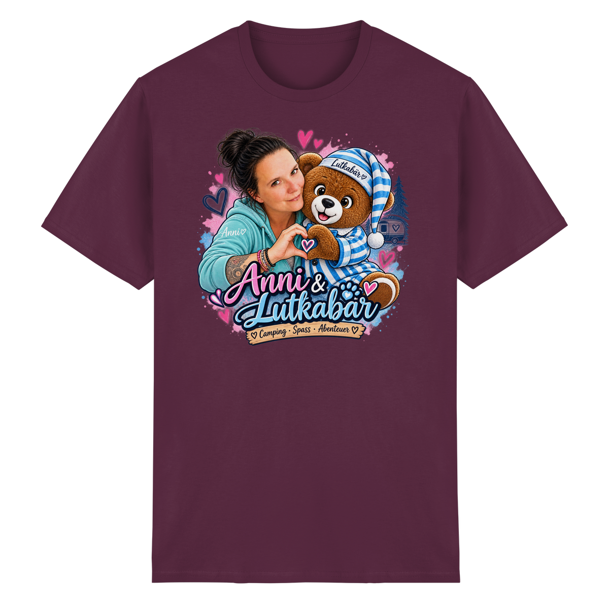 Lutkabär und Anni  - Heavy Cotton T-Shirt