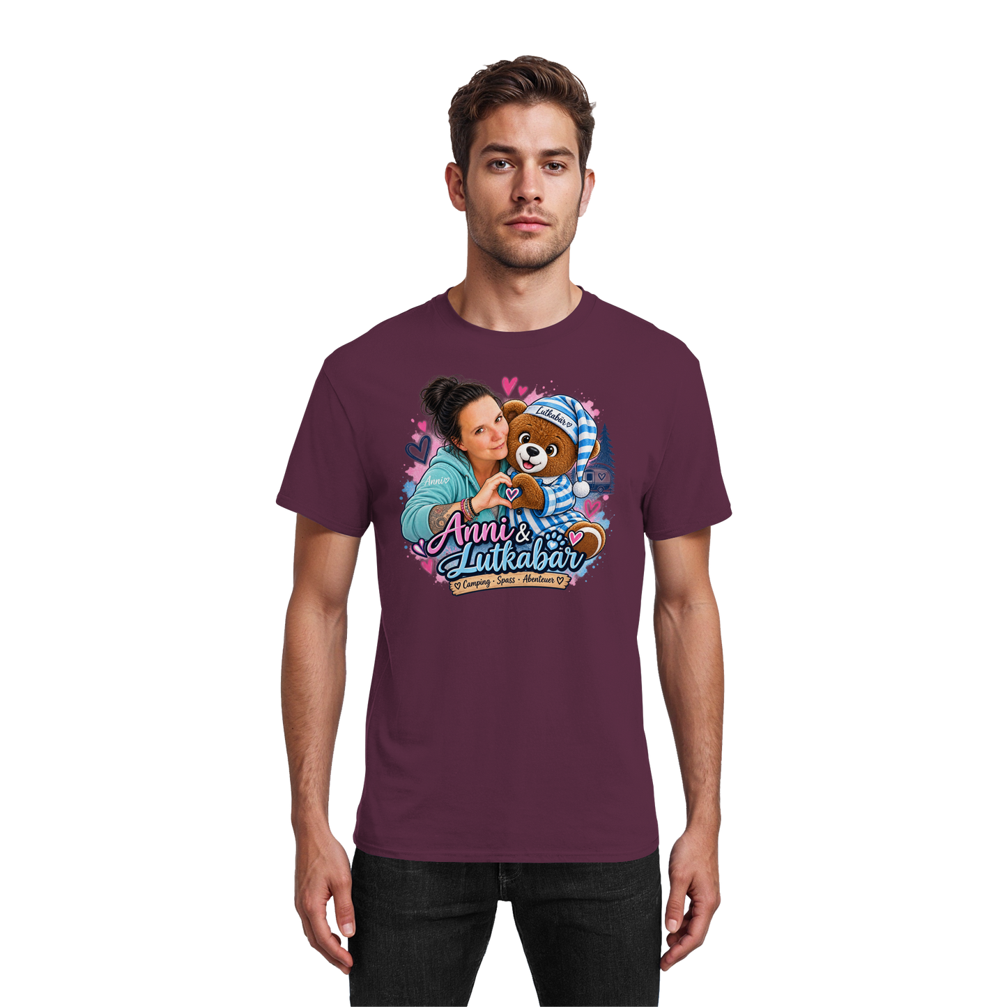 Lutkabär und Anni  - Heavy Cotton T-Shirt