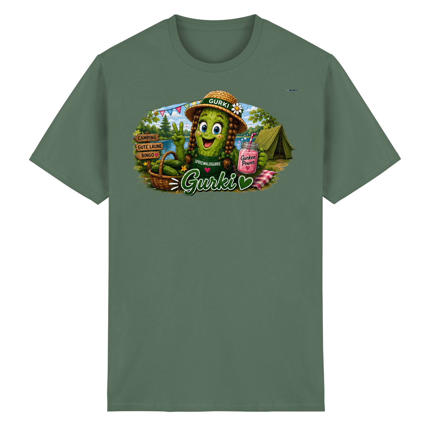 Spreewaldliebe Camping - Heavy Cotton T-Shirt