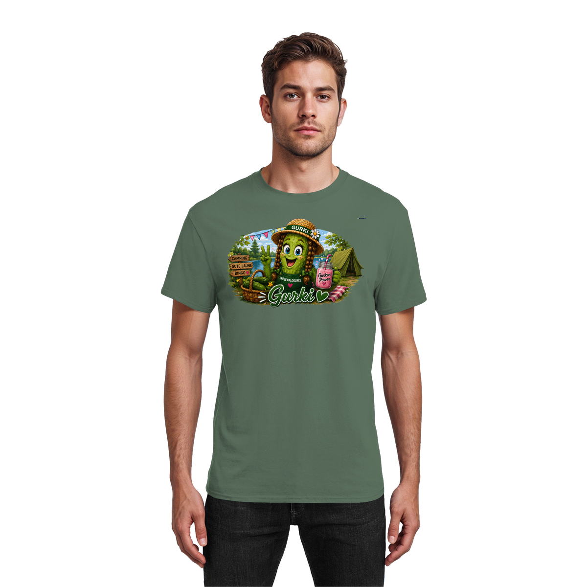 Spreewaldliebe Camping - Heavy Cotton T-Shirt