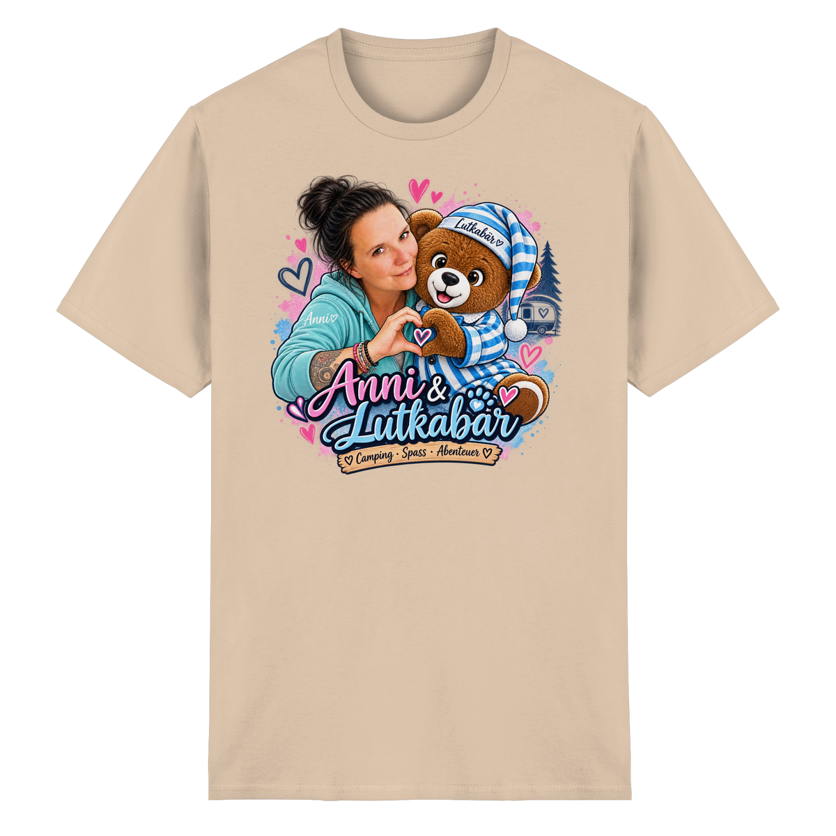 Lutkabär und Anni  - Heavy Cotton T-Shirt