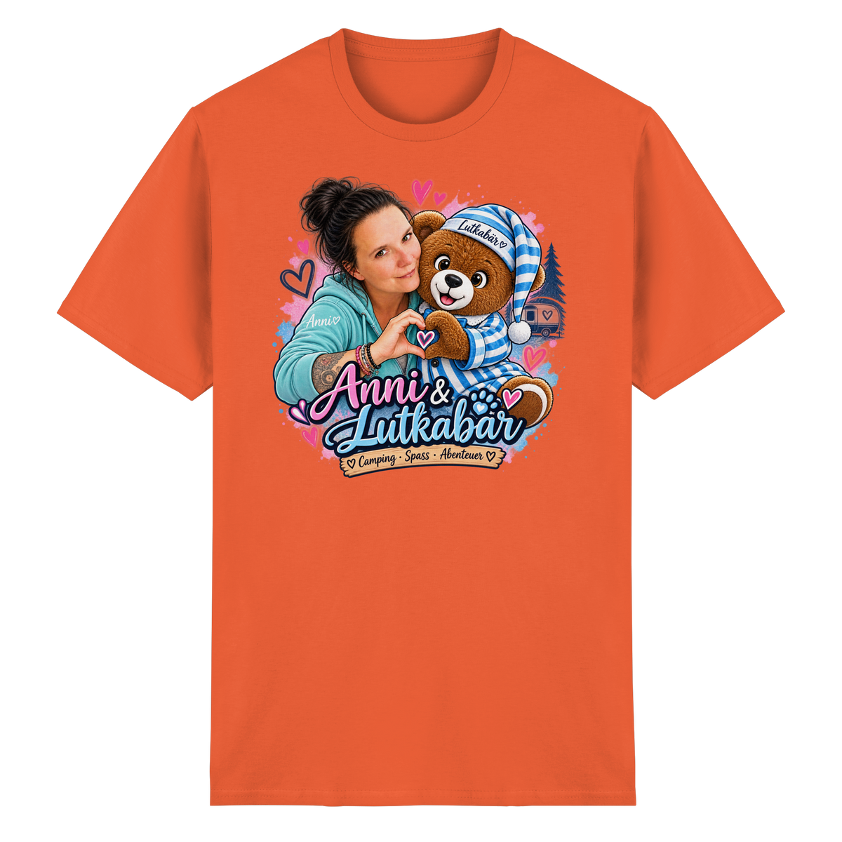 Lutkabär und Anni  - Heavy Cotton T-Shirt