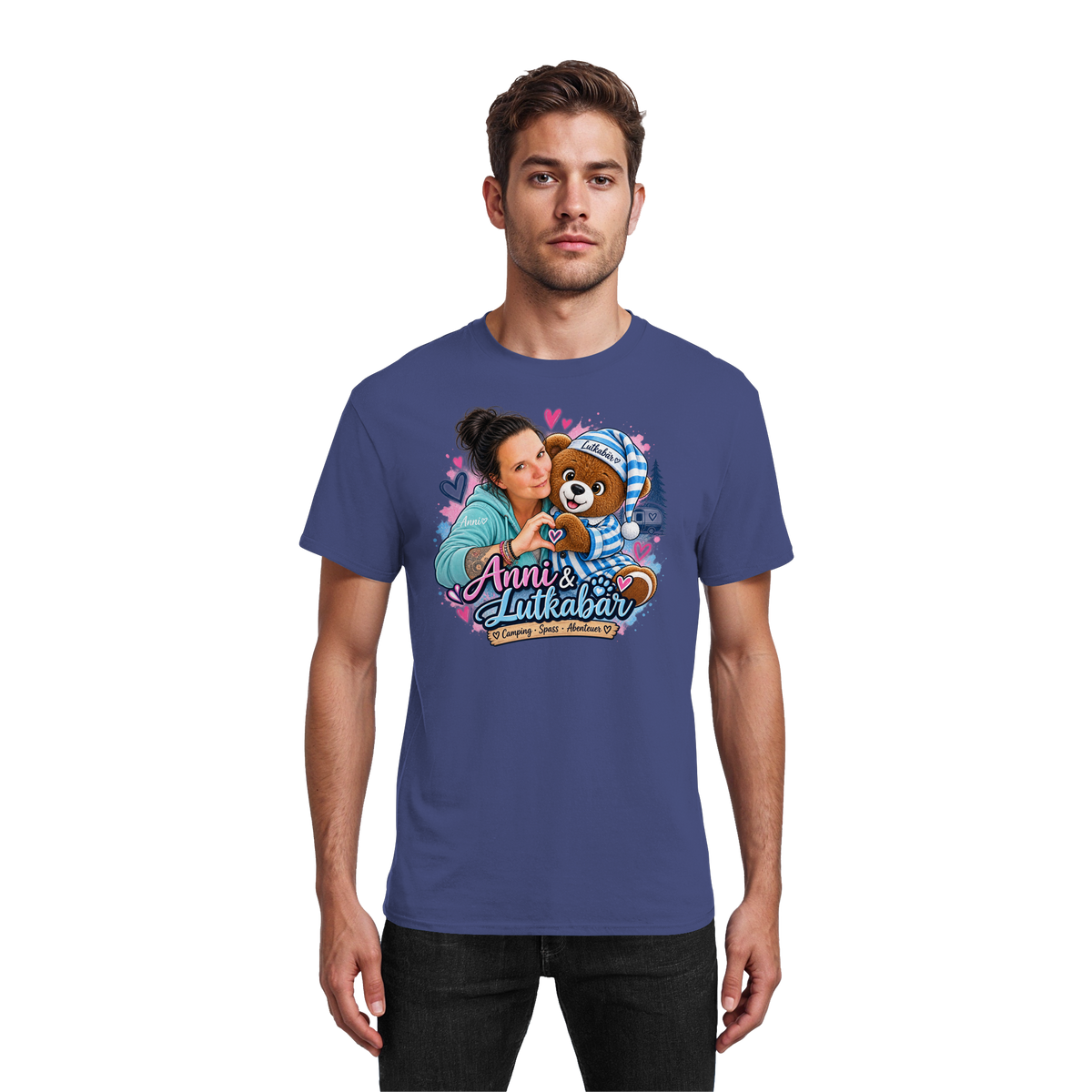 Lutkabär und Anni  - Heavy Cotton T-Shirt