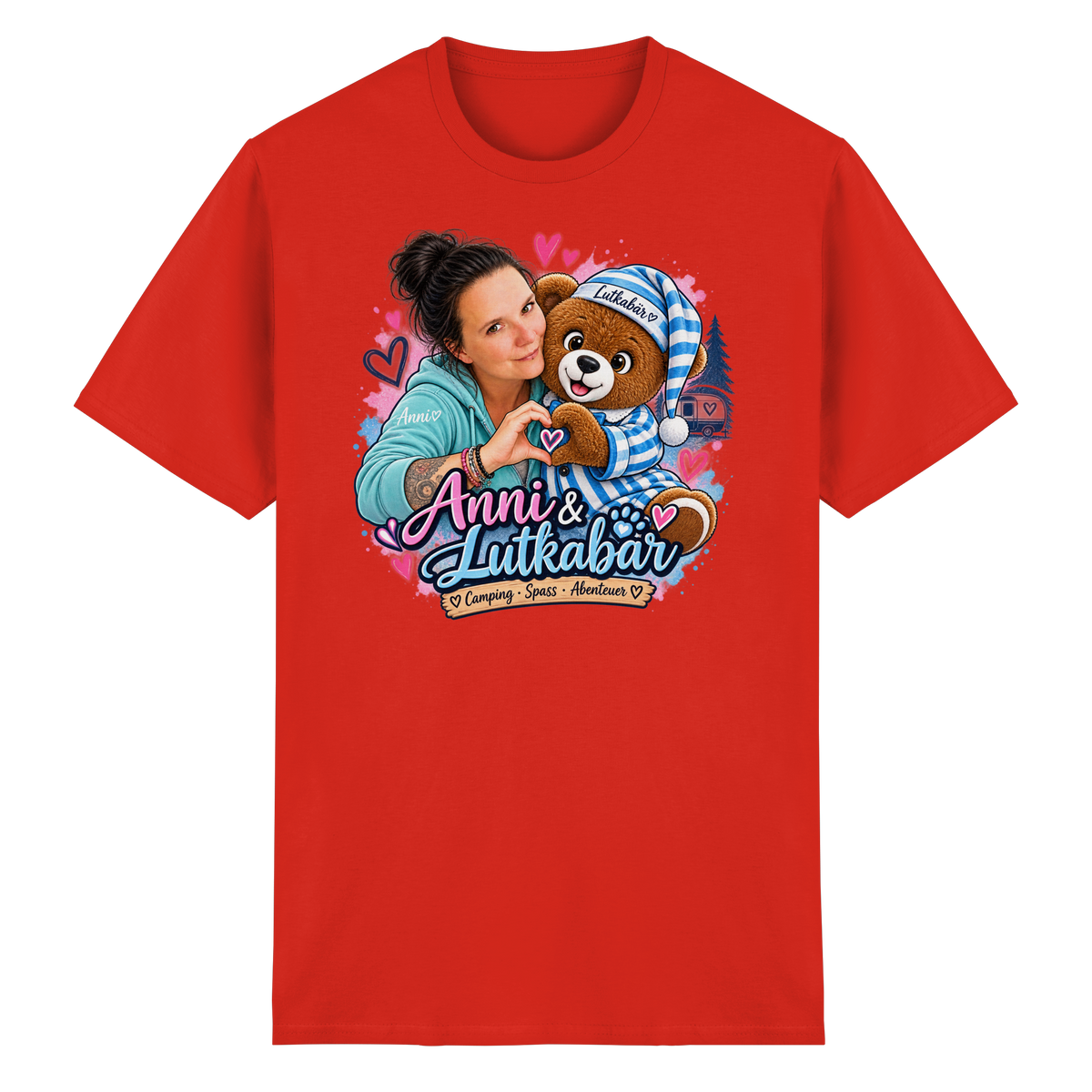 Lutkabär und Anni  - Heavy Cotton T-Shirt