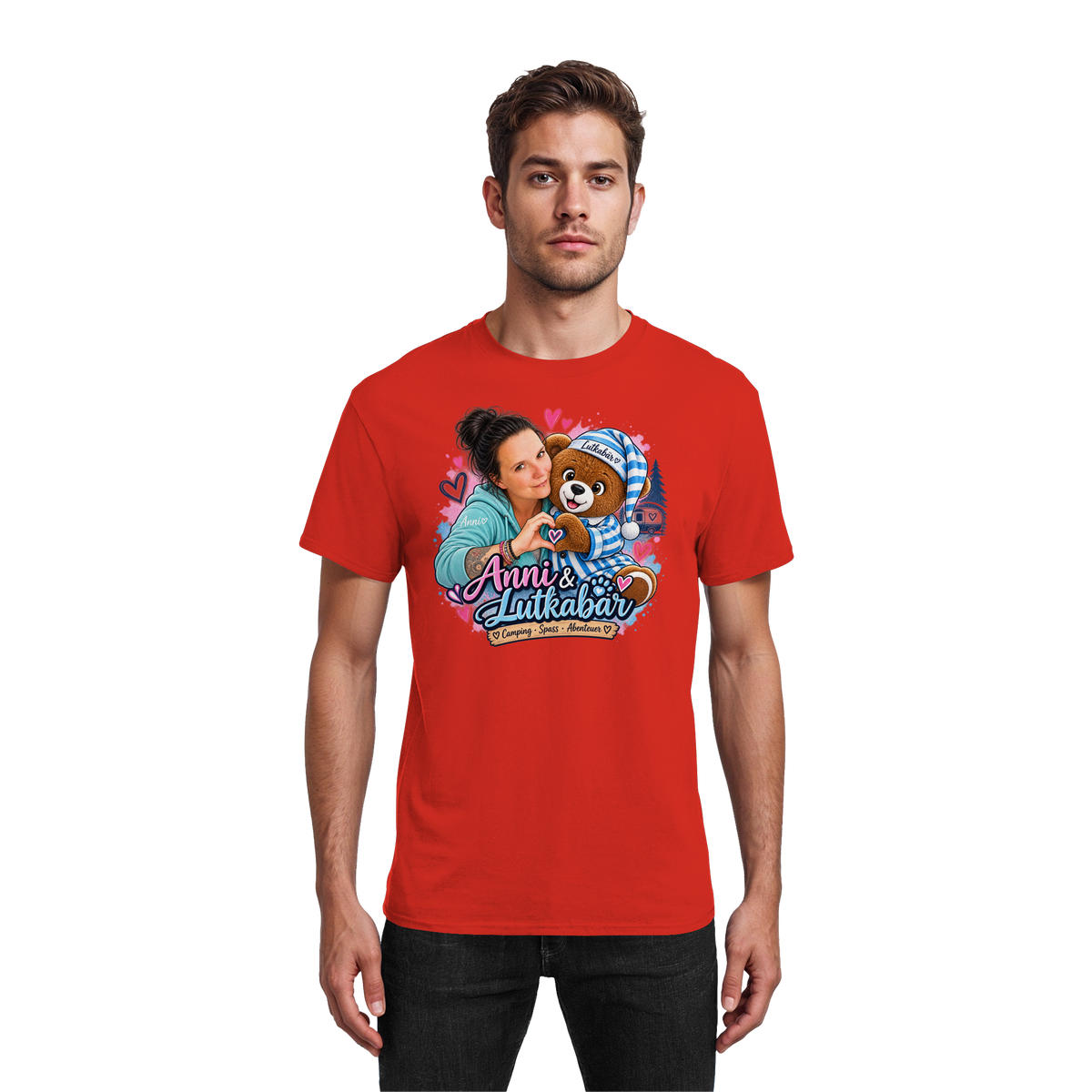 Lutkabär und Anni  - Heavy Cotton T-Shirt