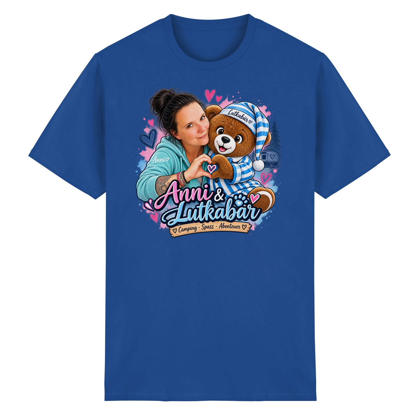 Lutkabär und Anni  - Heavy Cotton T-Shirt