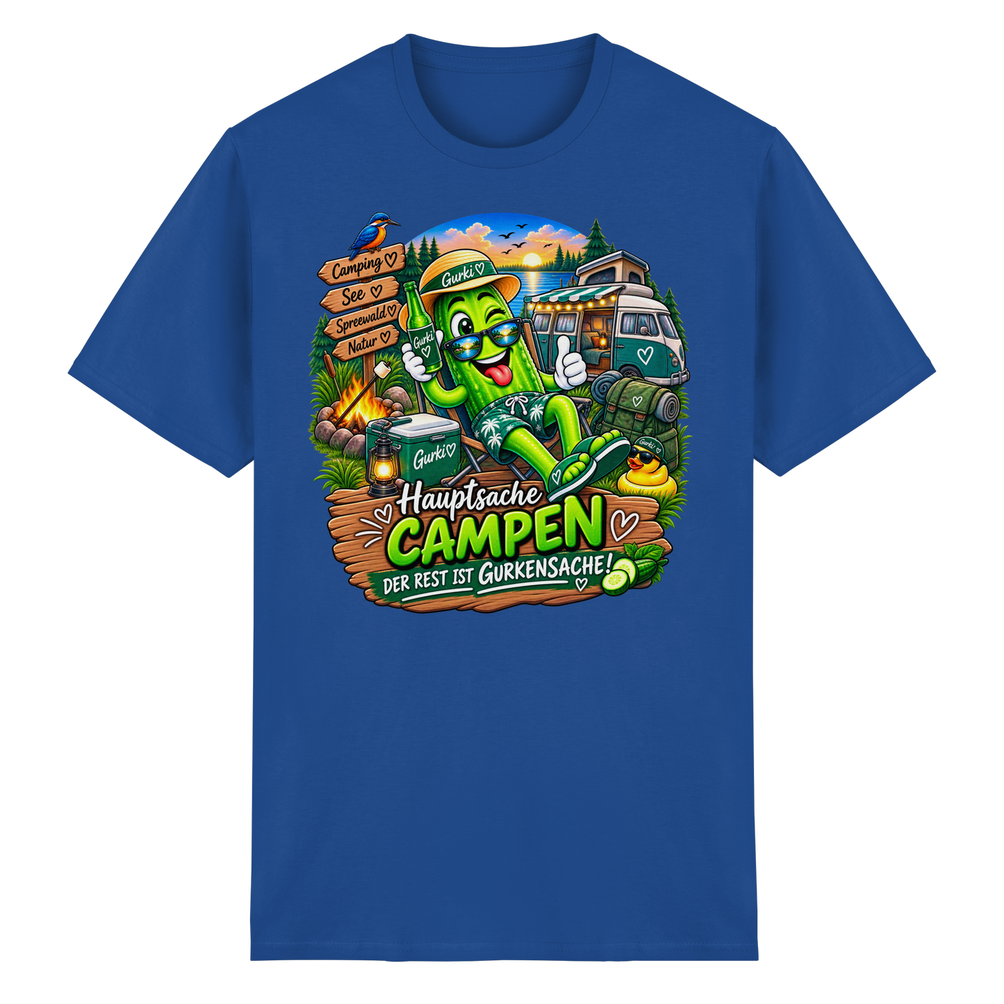 Gurki die Spreewaldgurke - Heavy Cotton T-Shirt