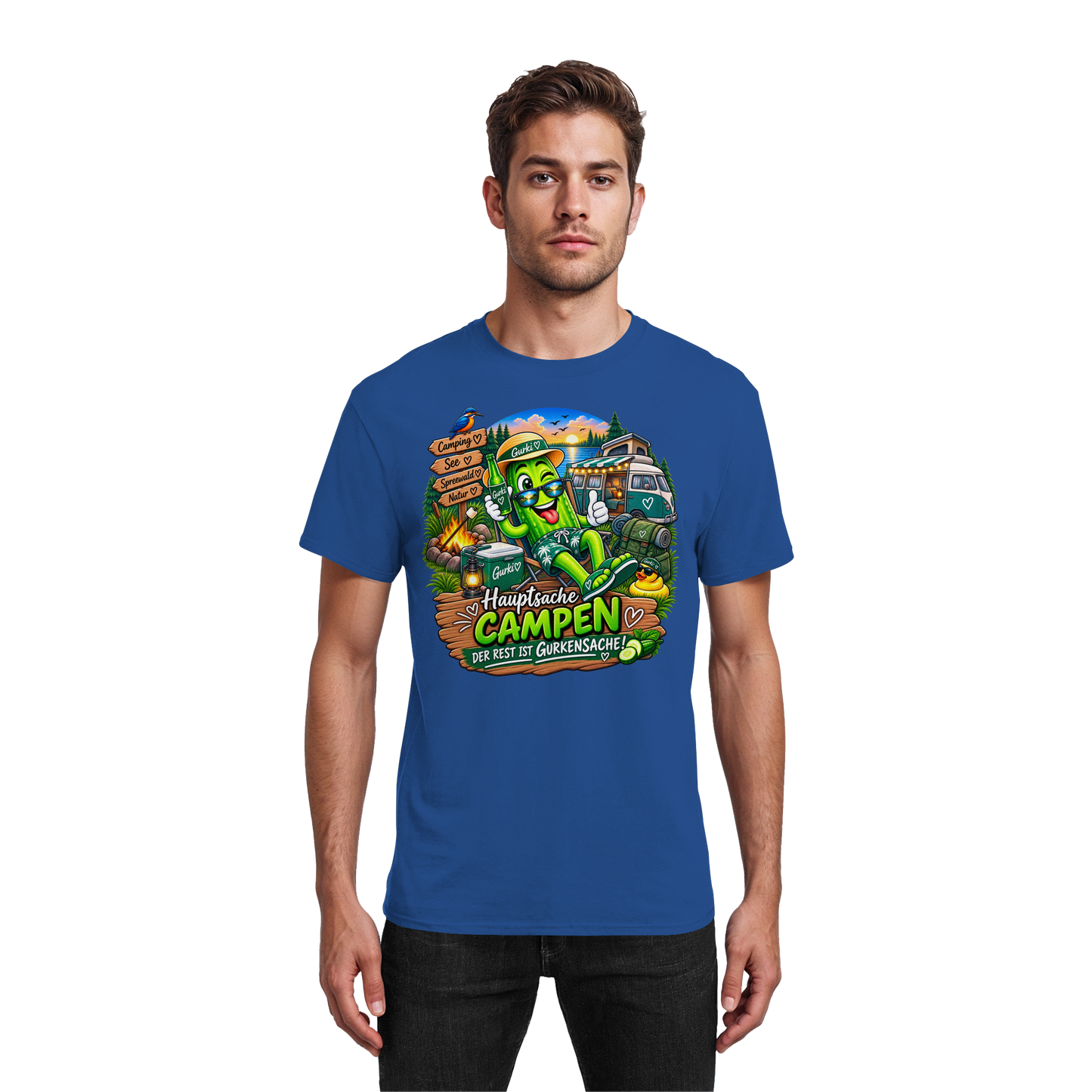 Gurki die Spreewaldgurke - Heavy Cotton T-Shirt