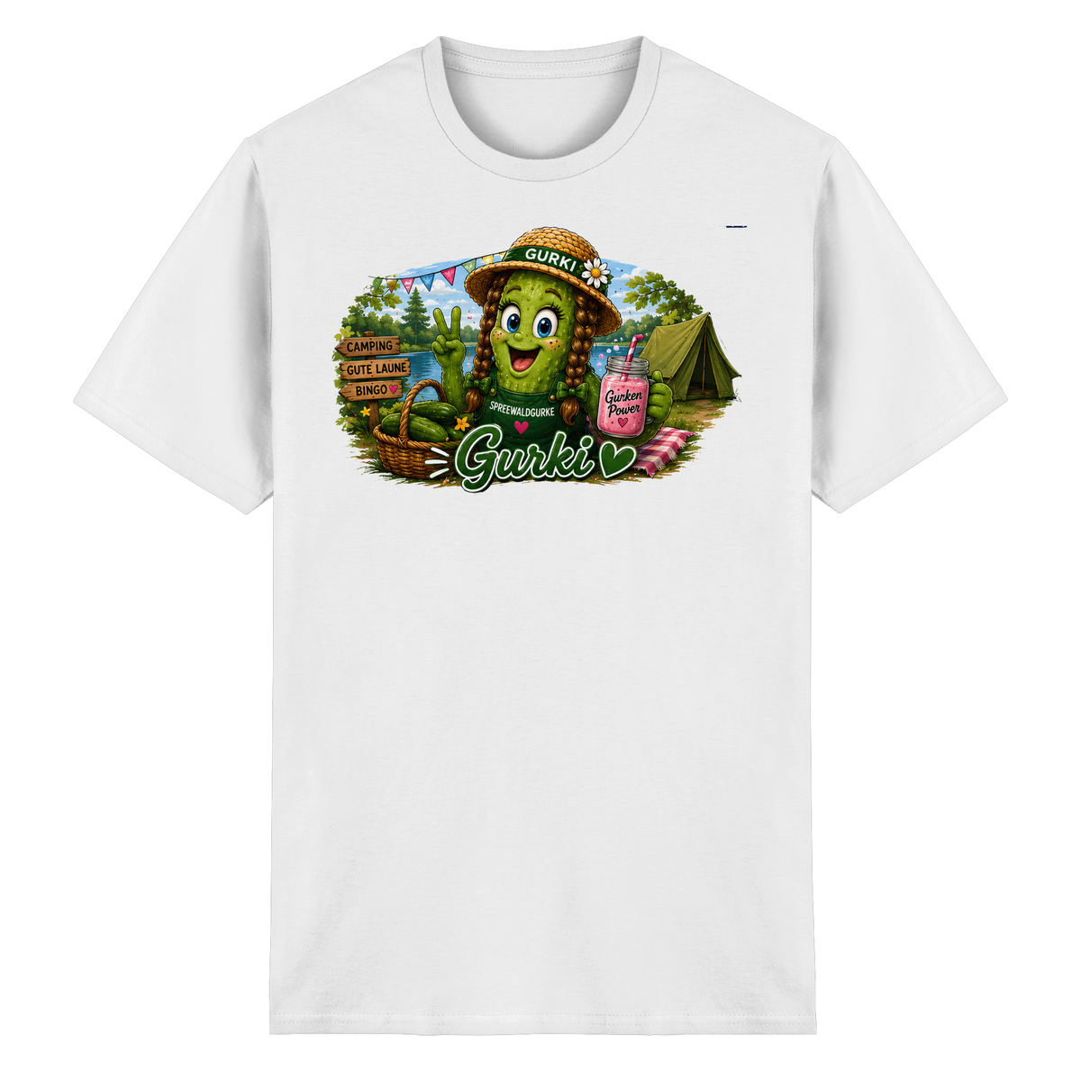 Spreewaldliebe Camping - Heavy Cotton T-Shirt
