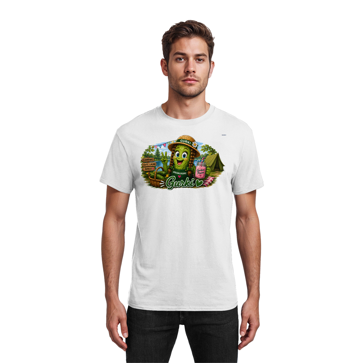 Spreewaldliebe Camping - Heavy Cotton T-Shirt