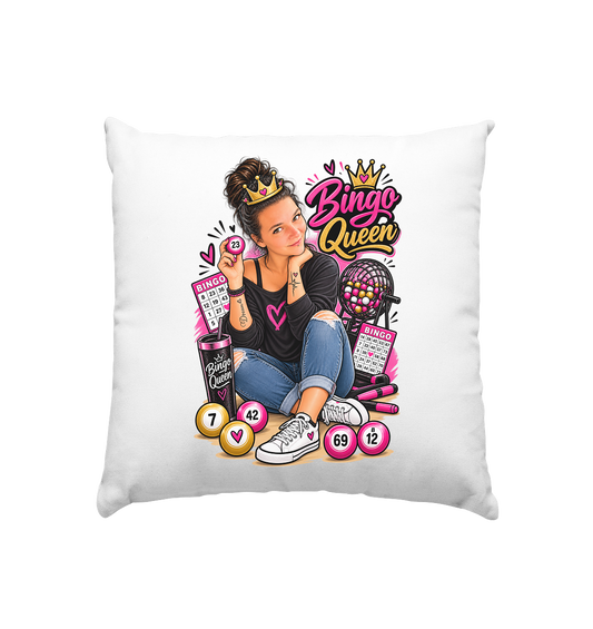 Fan Shirt Bingo Queen - Kissen 40x40cm