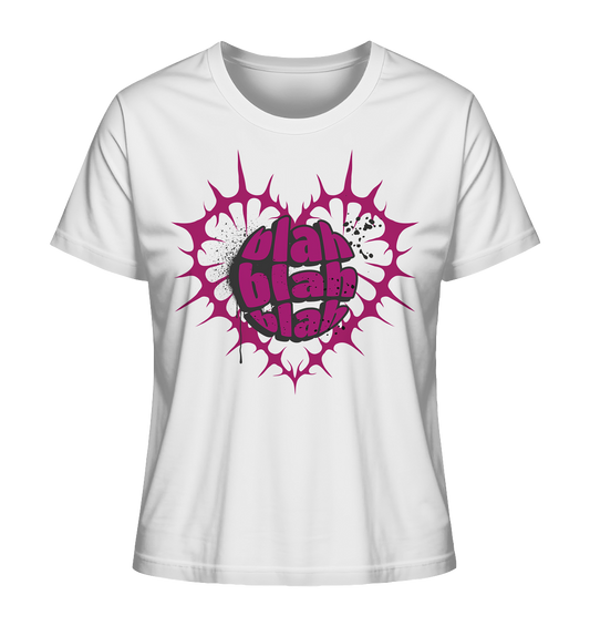 "Blah Blah Blah" Statement Tee - Ladies Organic Shirt
