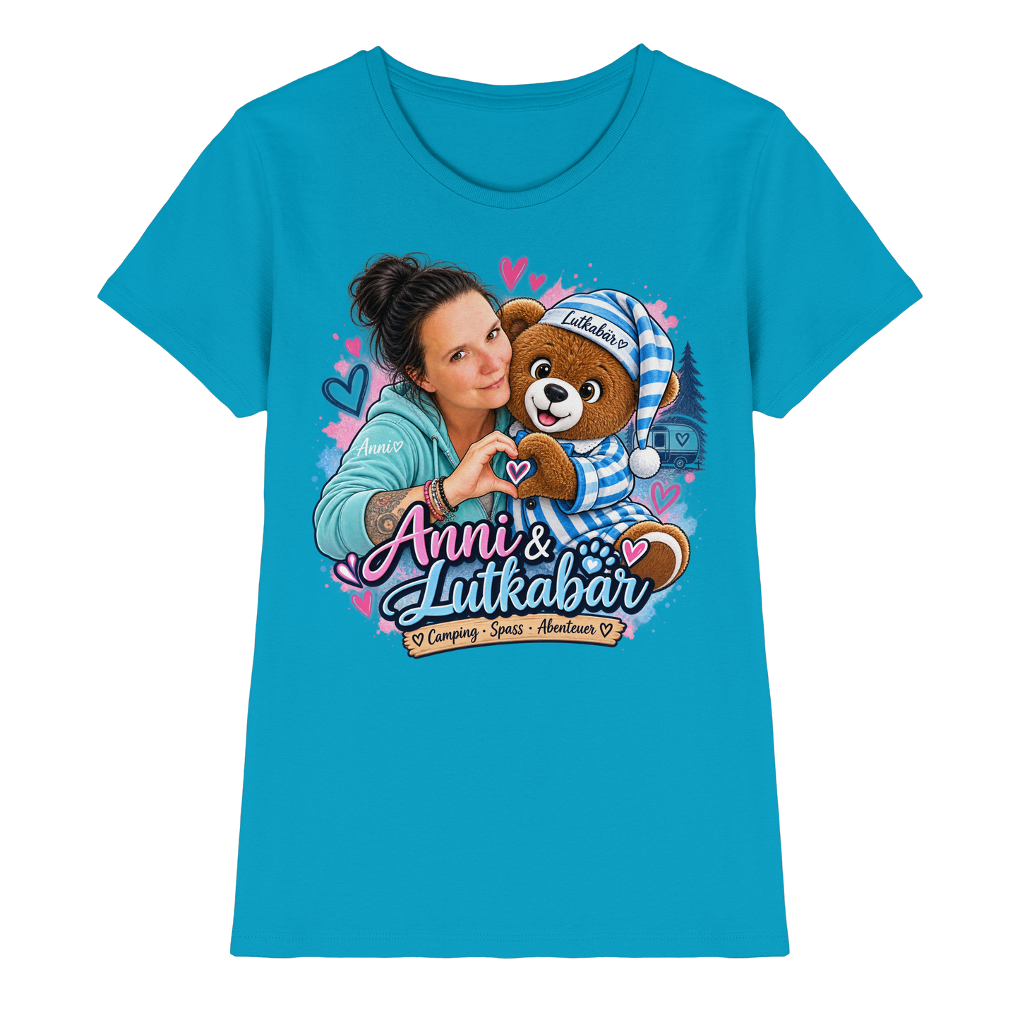 Lutkabär und Anni  - Ladies Premium Shirt