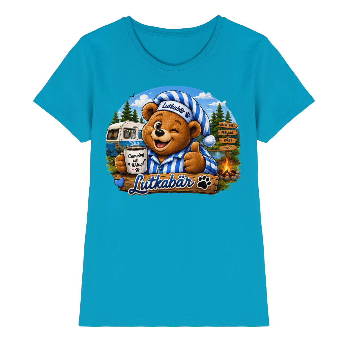 Anni & Lutkabär - Ladies Premium Shirt
