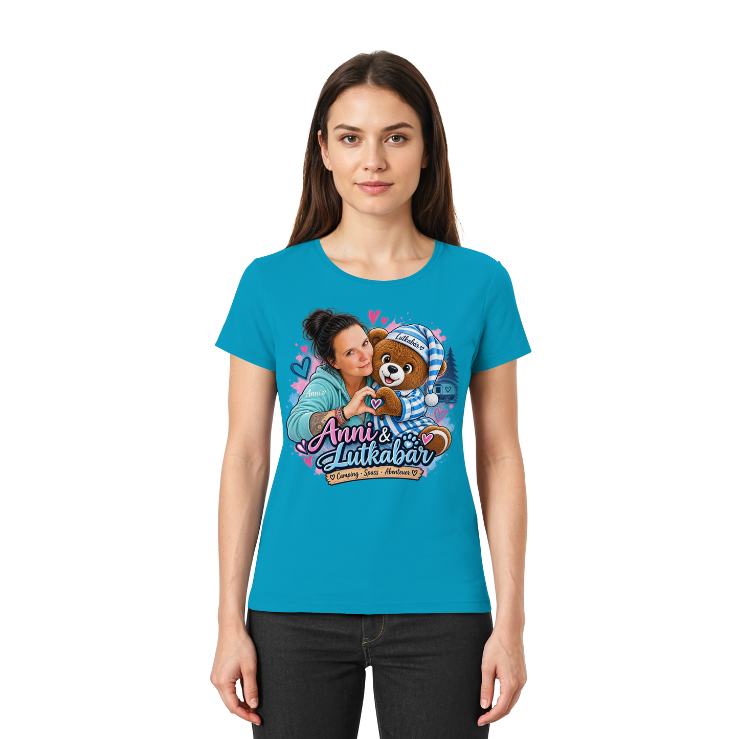 Lutkabär und Anni  - Ladies Premium Shirt