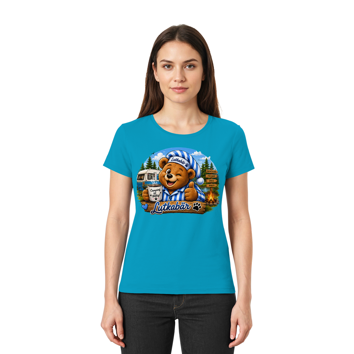Anni & Lutkabär - Ladies Premium Shirt
