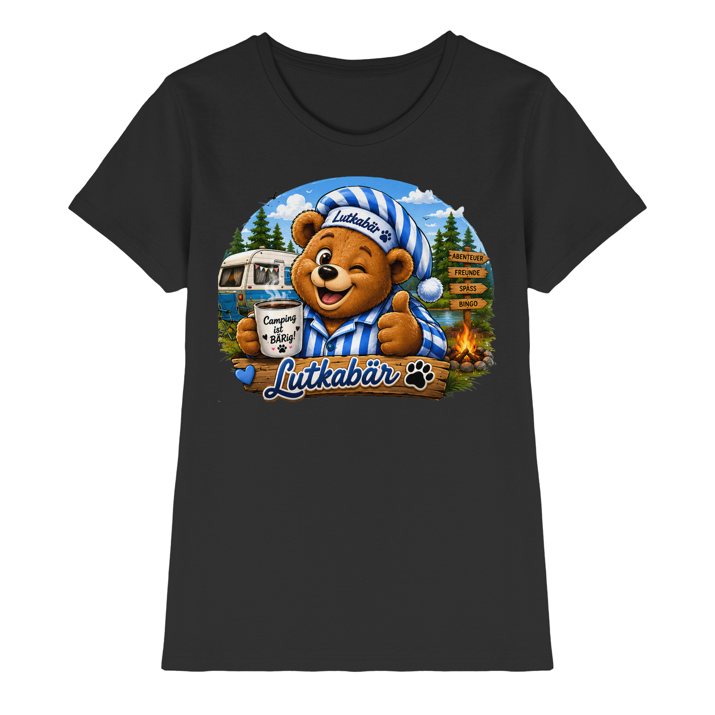 Anni & Lutkabär - Ladies Premium Shirt