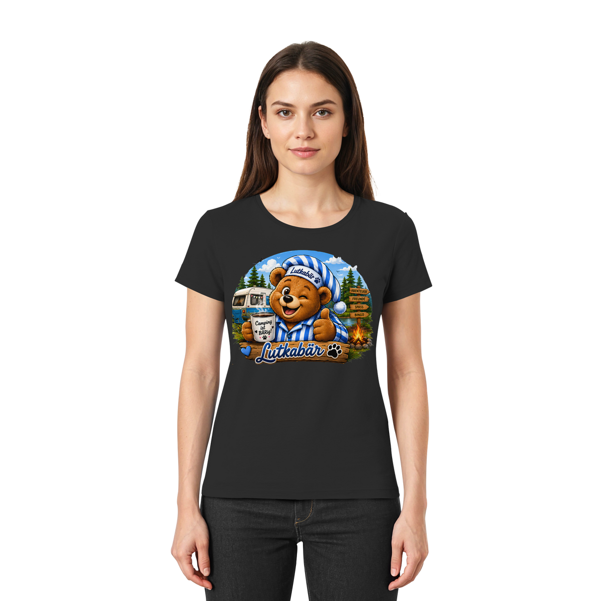 Anni & Lutkabär - Ladies Premium Shirt