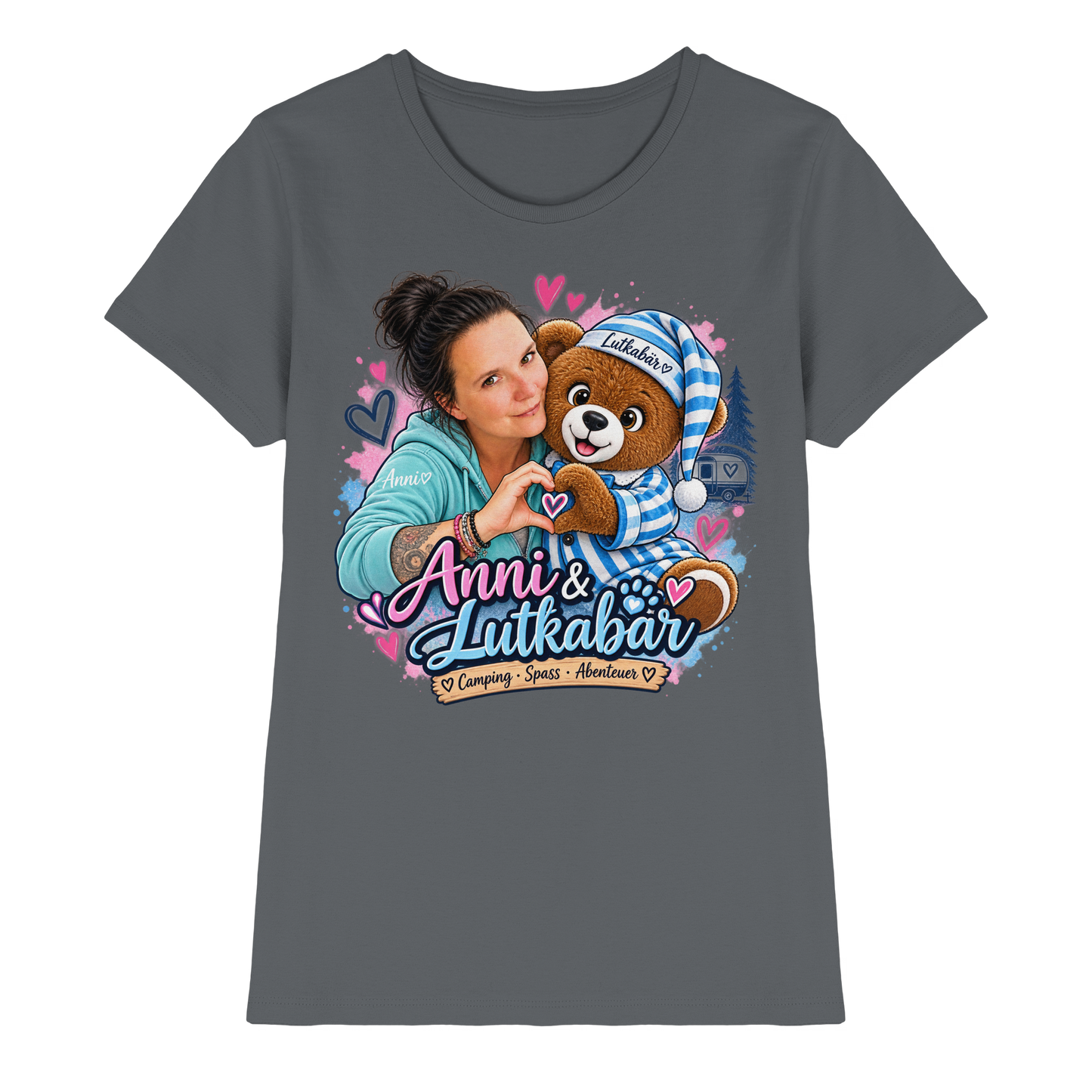 Lutkabär und Anni  - Ladies Premium Shirt
