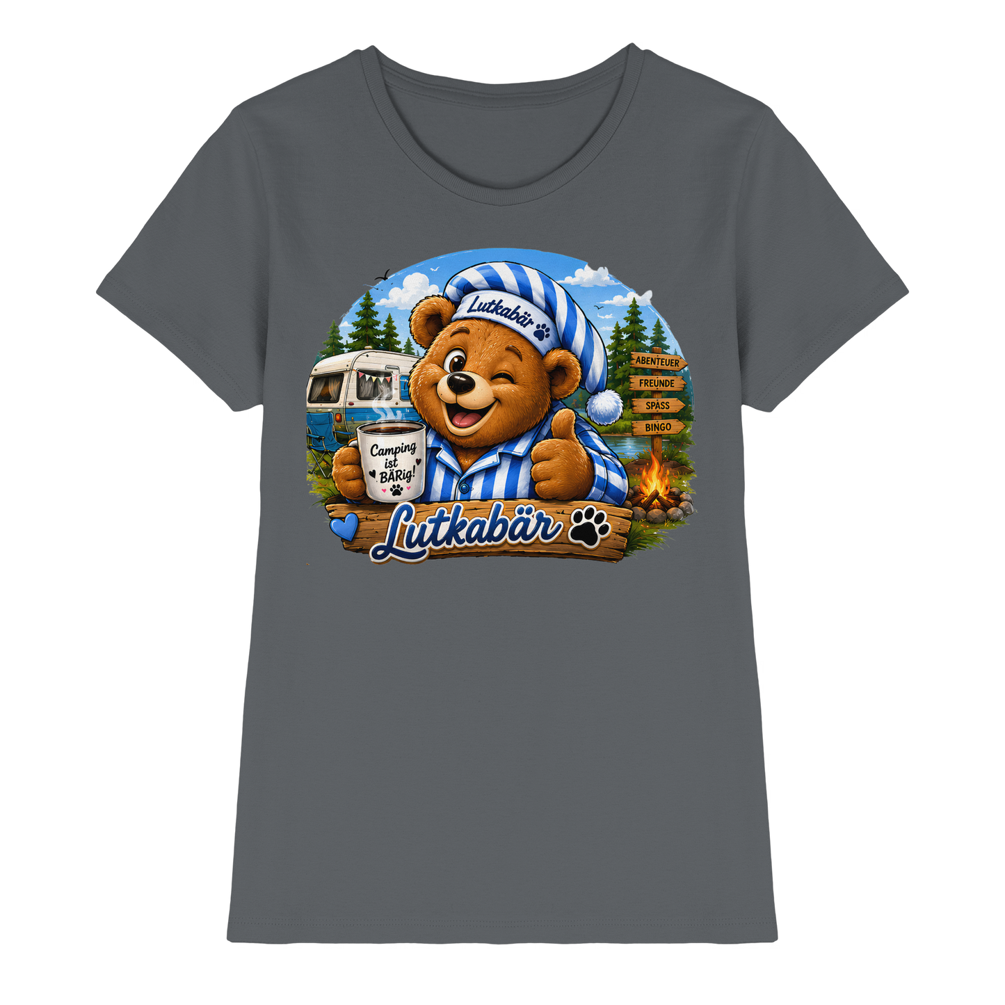 Anni & Lutkabär - Ladies Premium Shirt
