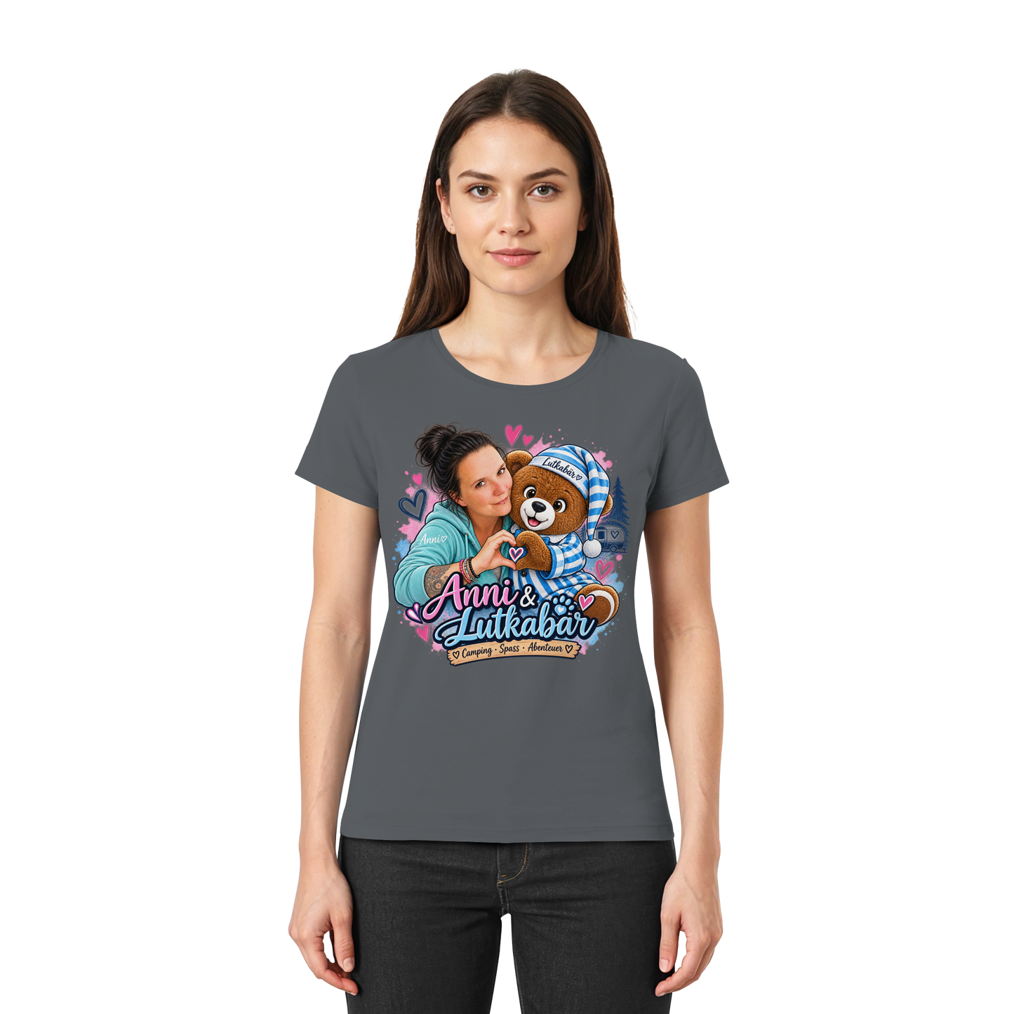 Lutkabär und Anni  - Ladies Premium Shirt