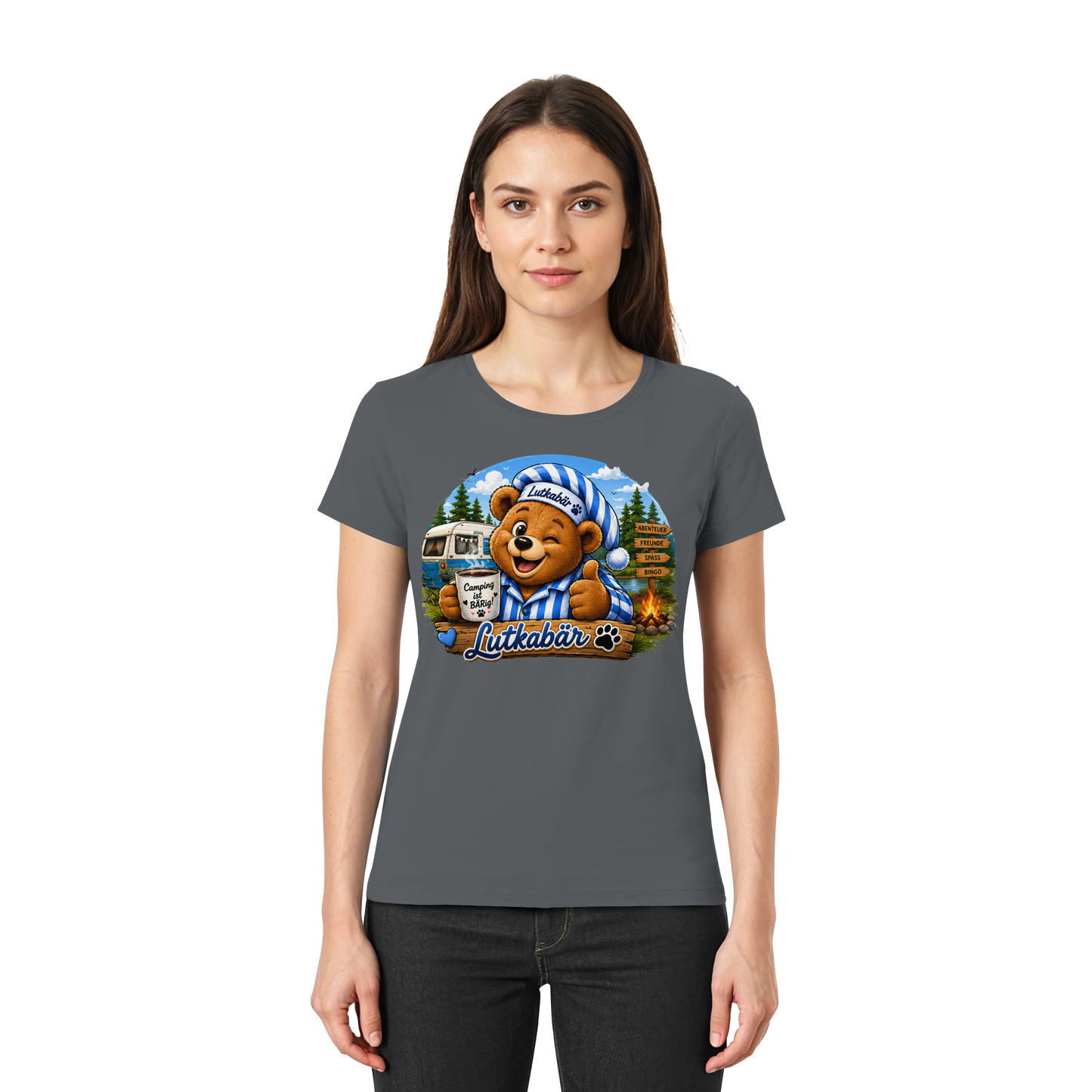 Anni & Lutkabär - Ladies Premium Shirt