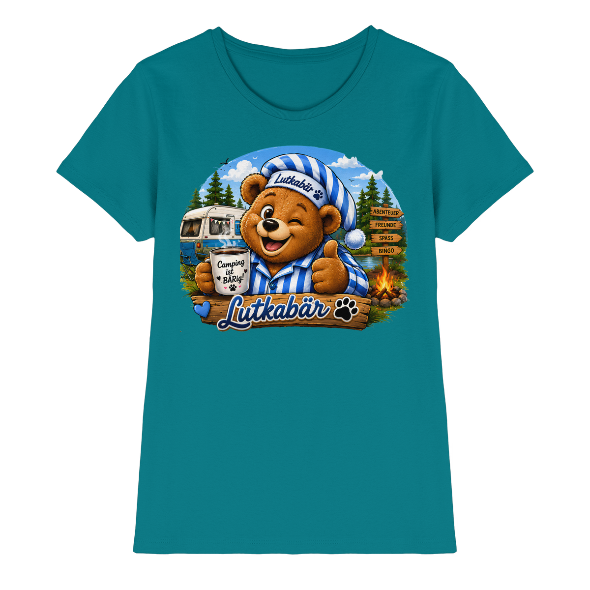 Anni & Lutkabär - Ladies Premium Shirt