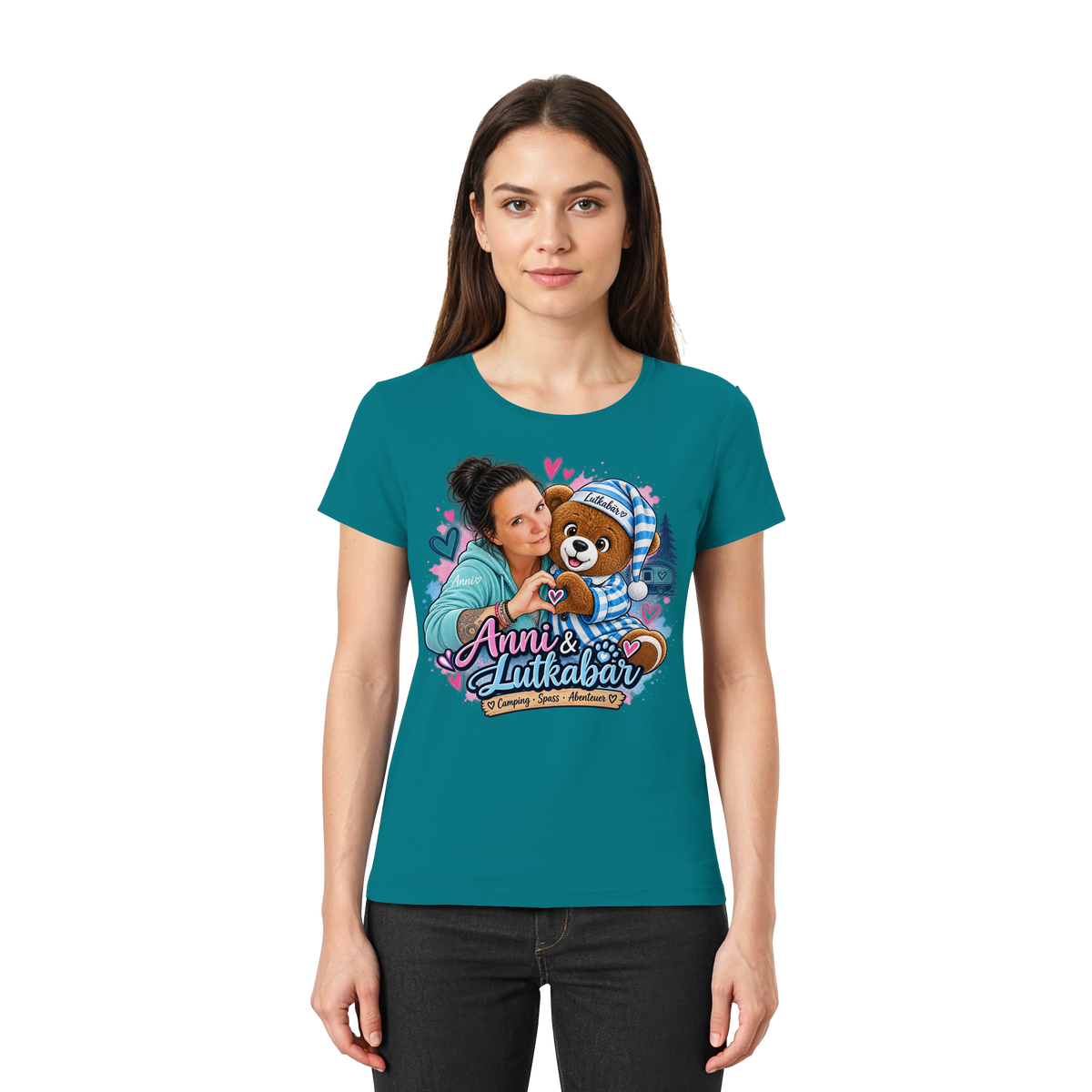 Lutkabär und Anni  - Ladies Premium Shirt