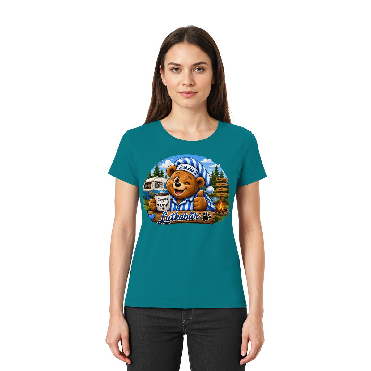 Anni & Lutkabär - Ladies Premium Shirt