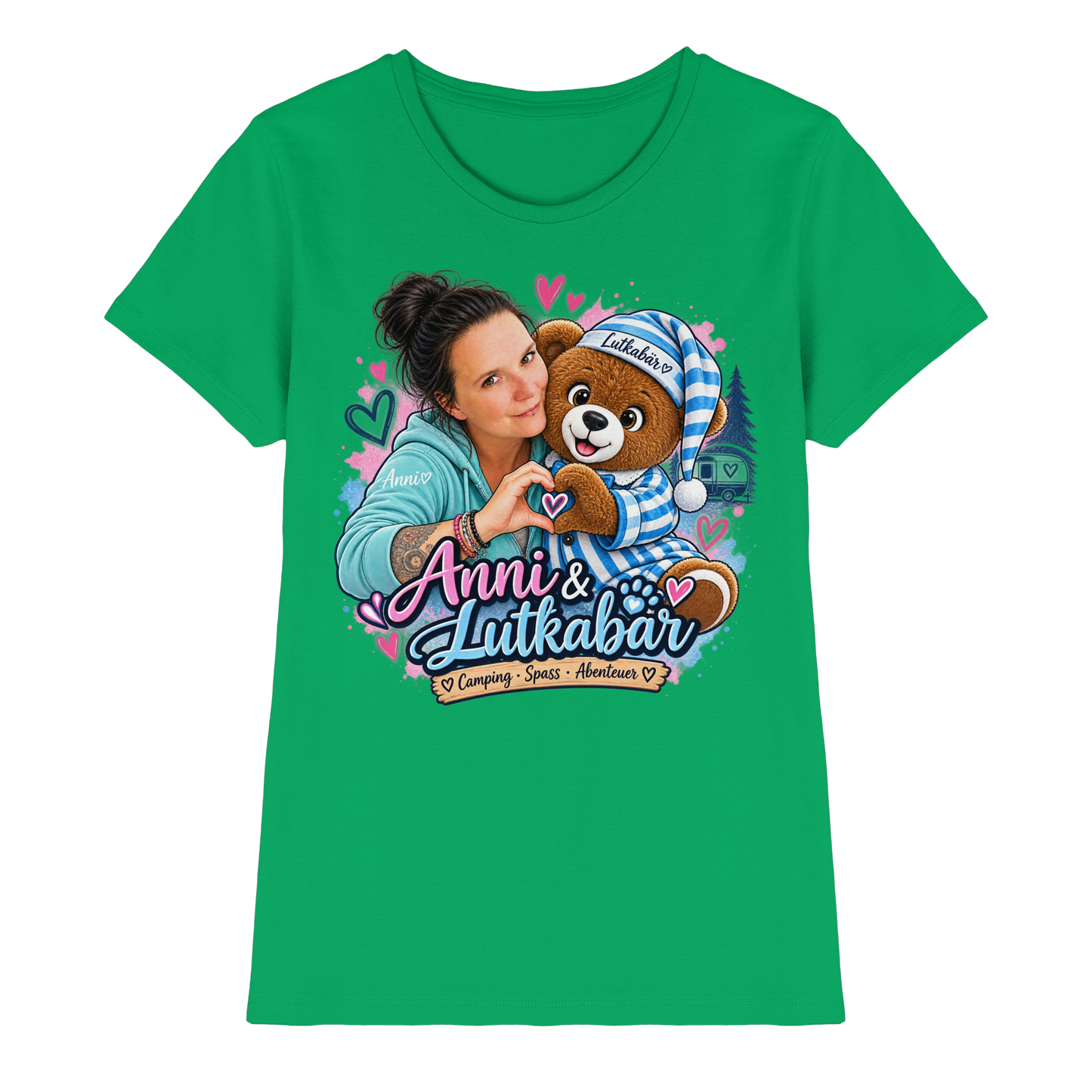 Lutkabär und Anni  - Ladies Premium Shirt