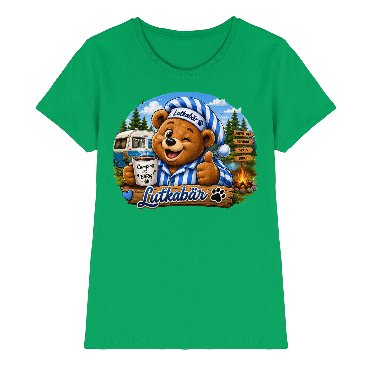 Anni & Lutkabär - Ladies Premium Shirt
