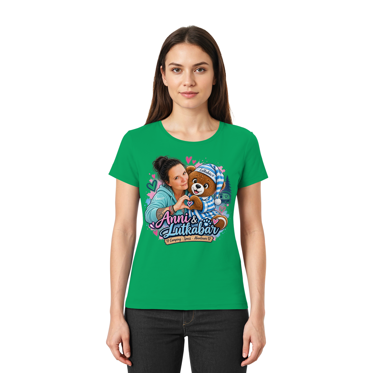 Lutkabär und Anni  - Ladies Premium Shirt