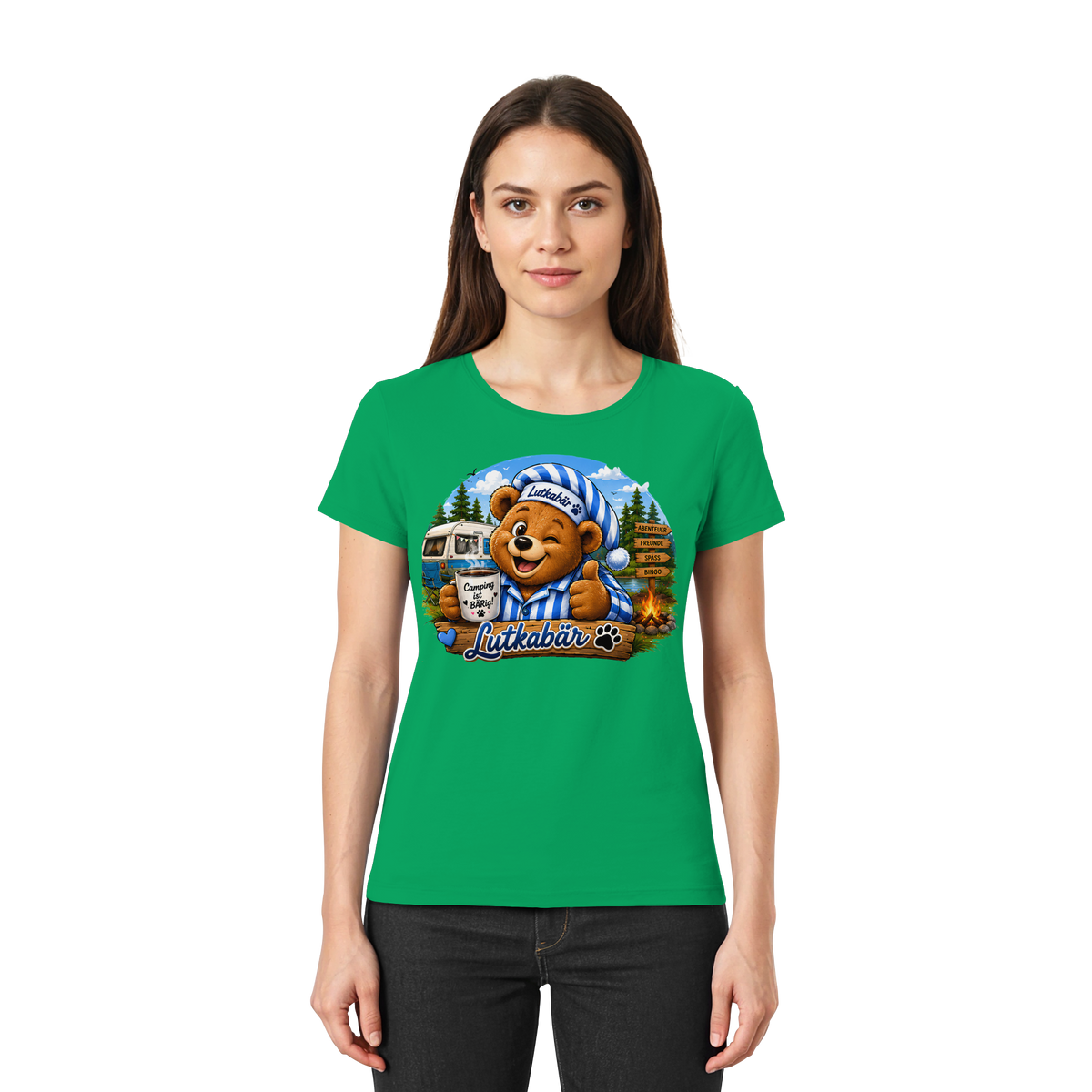 Anni & Lutkabär - Ladies Premium Shirt