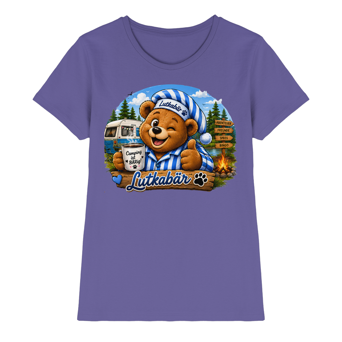 Anni & Lutkabär - Ladies Premium Shirt