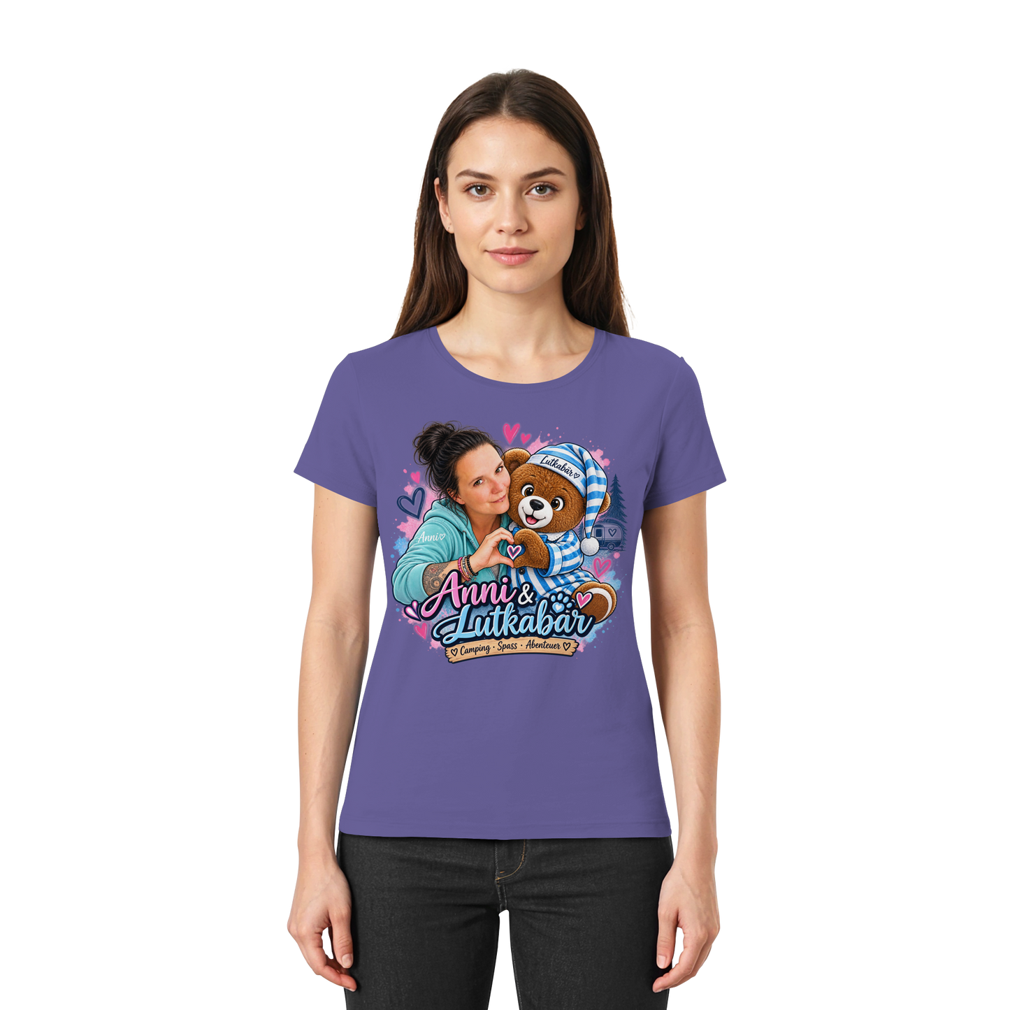 Lutkabär und Anni  - Ladies Premium Shirt