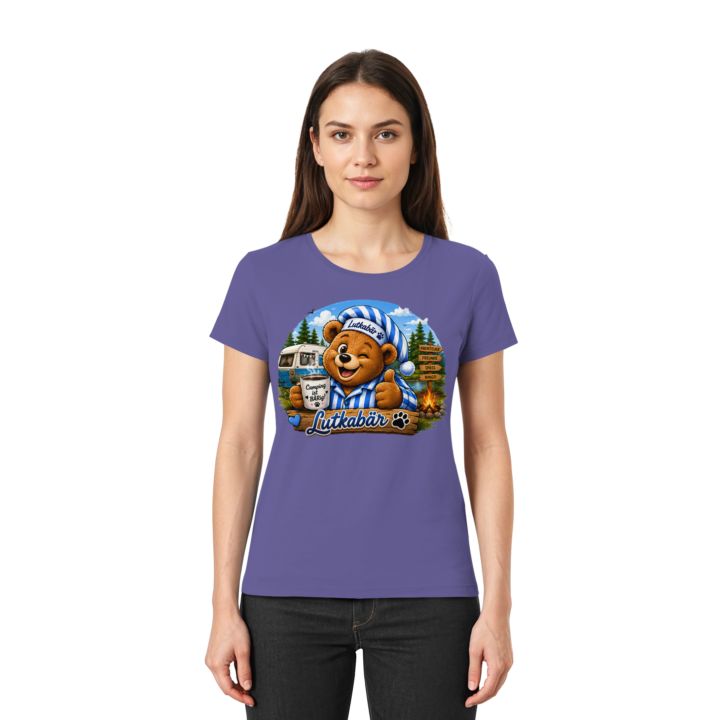 Anni & Lutkabär - Ladies Premium Shirt