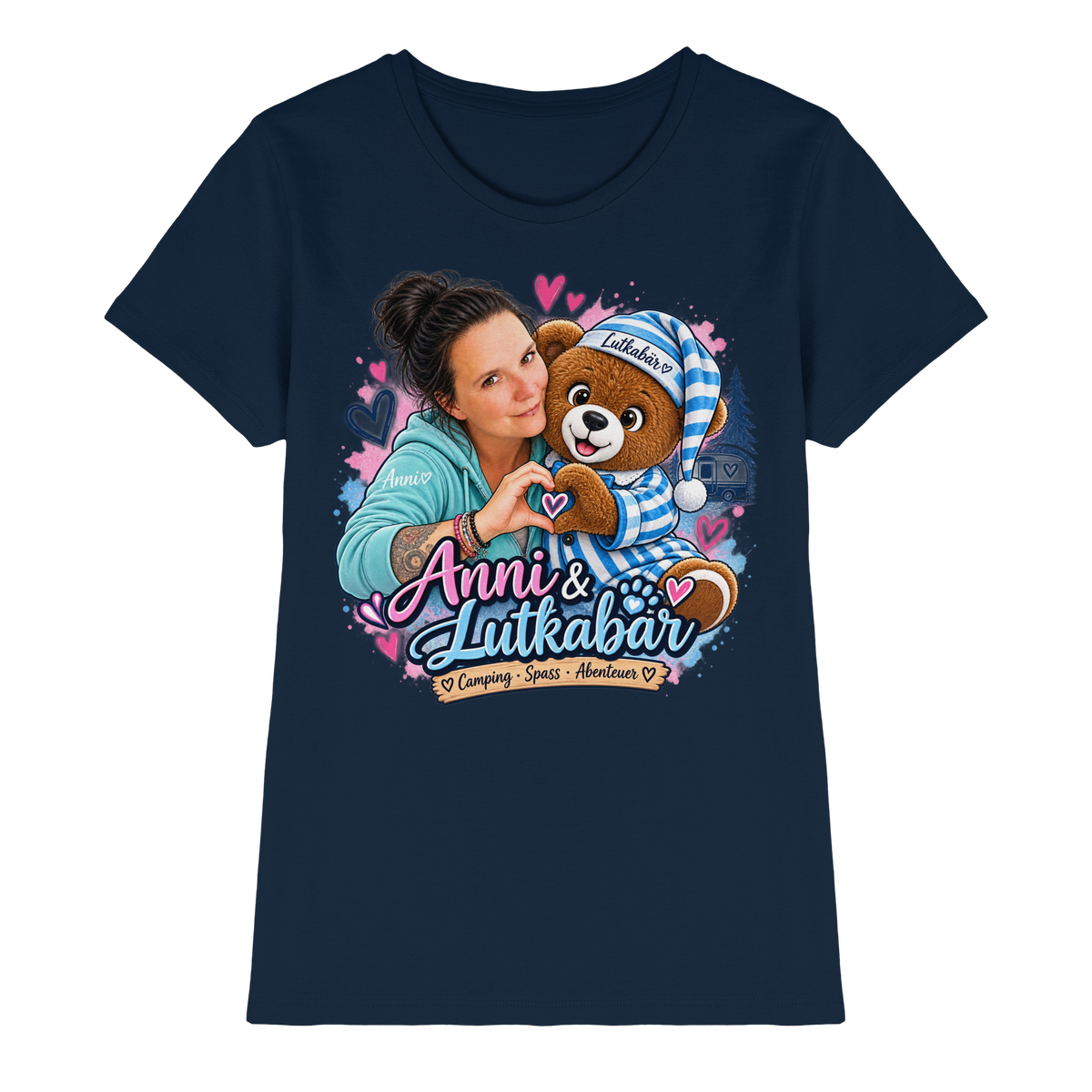 Lutkabär und Anni  - Ladies Premium Shirt