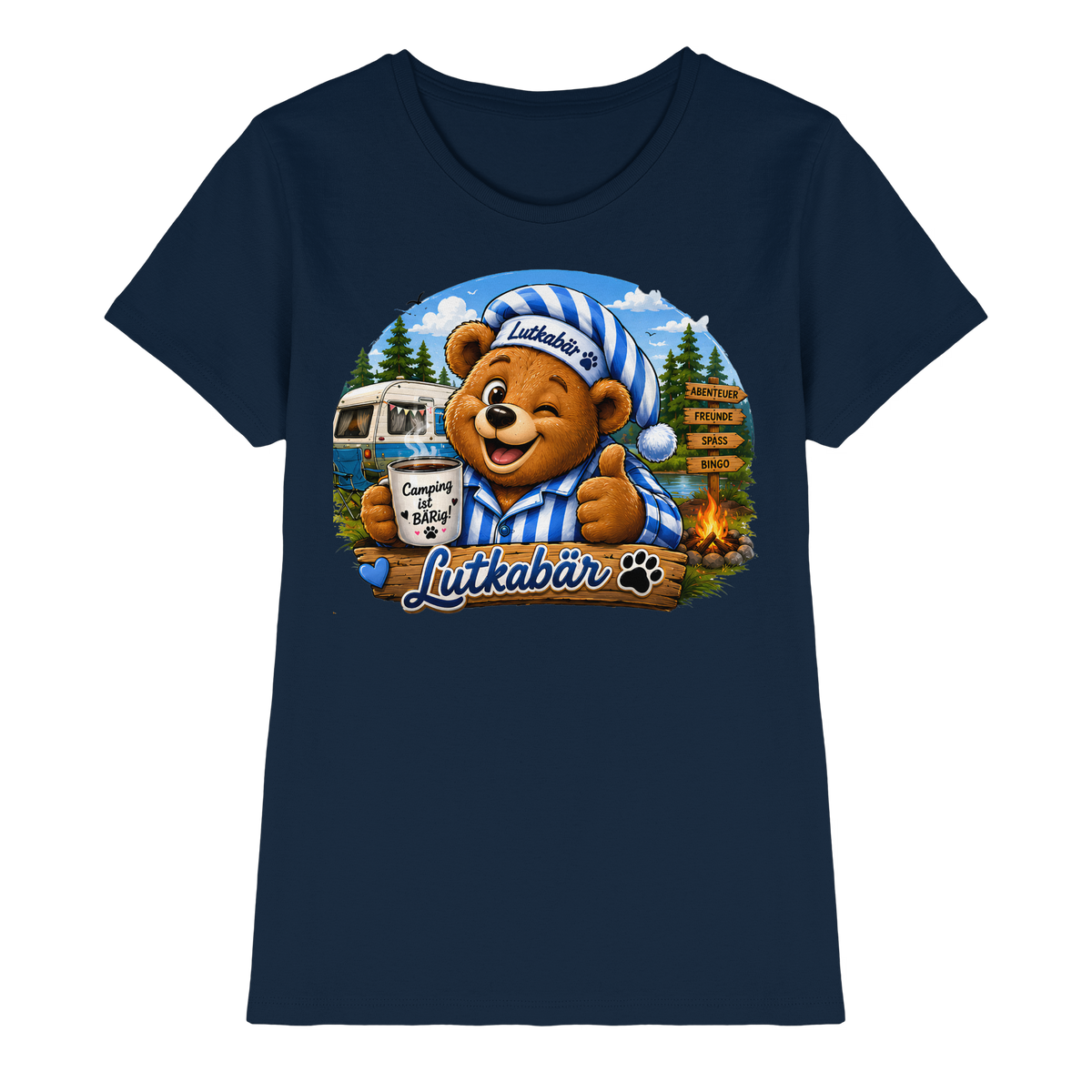Anni & Lutkabär - Ladies Premium Shirt