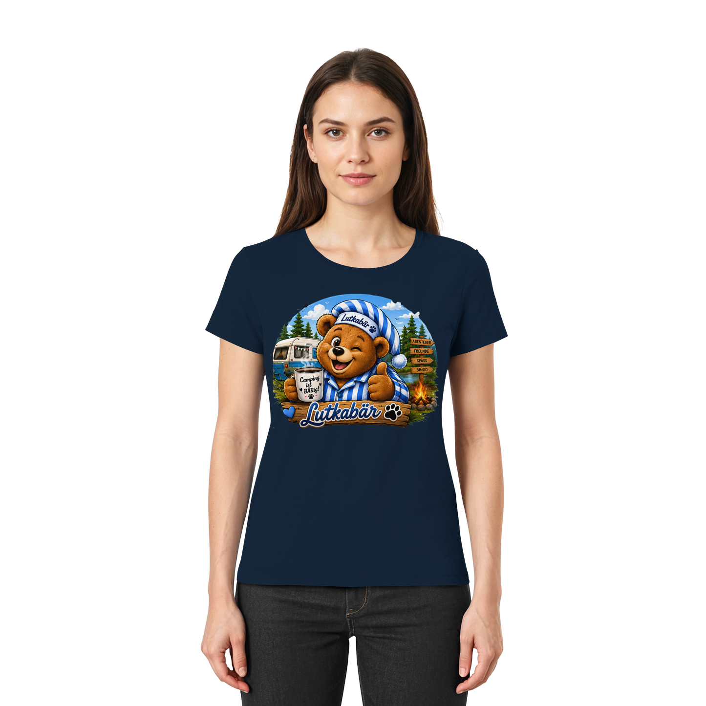 Anni & Lutkabär - Ladies Premium Shirt