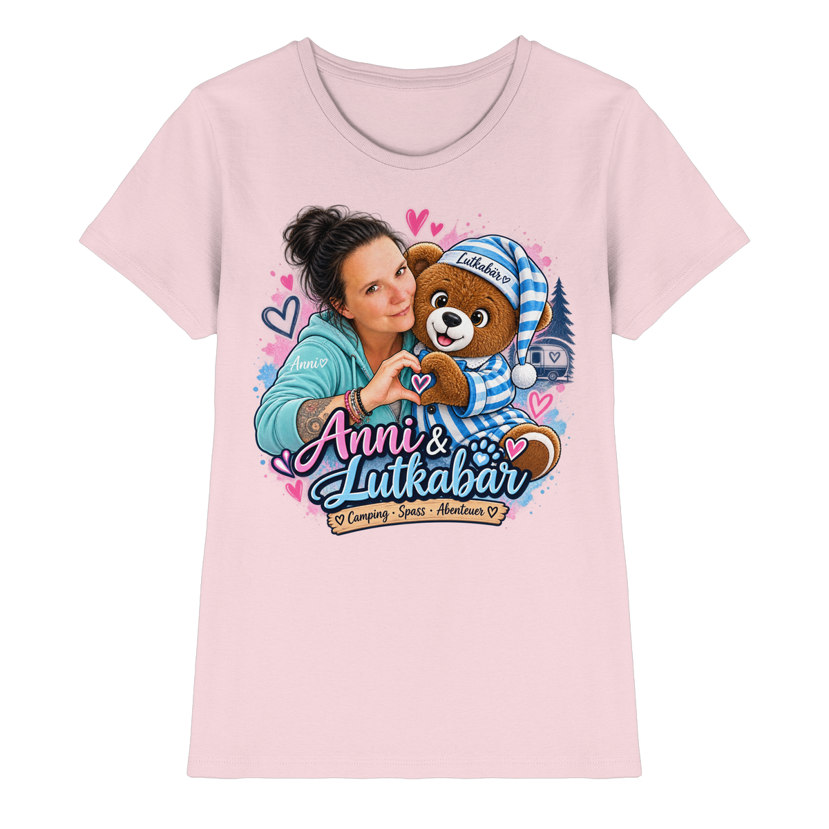 Lutkabär und Anni  - Ladies Premium Shirt