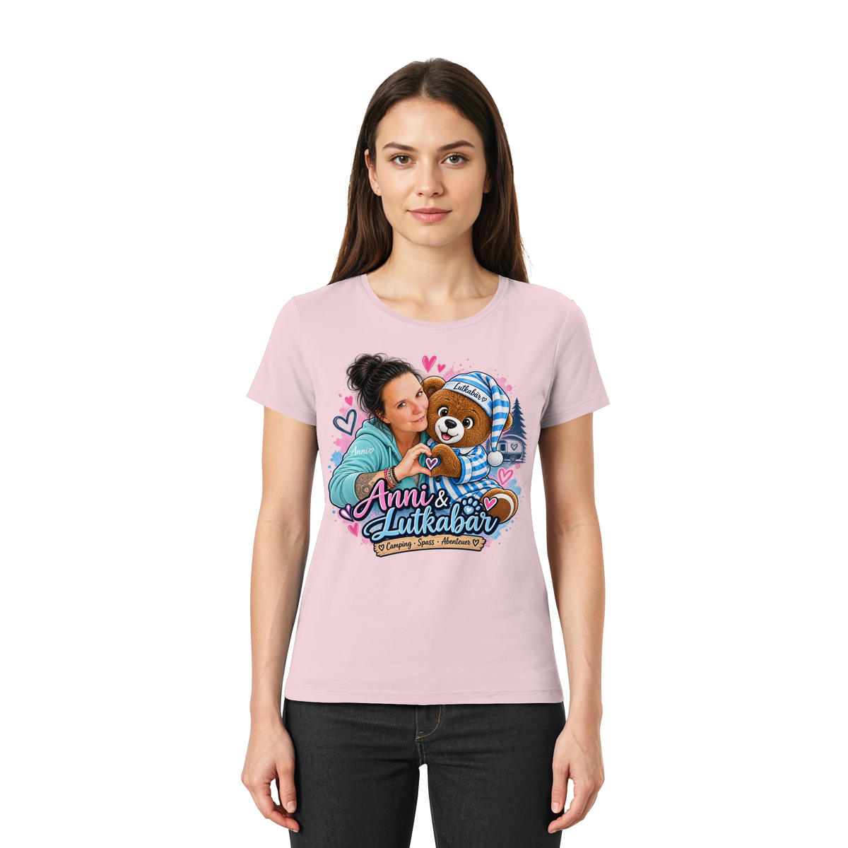 Lutkabär und Anni  - Ladies Premium Shirt