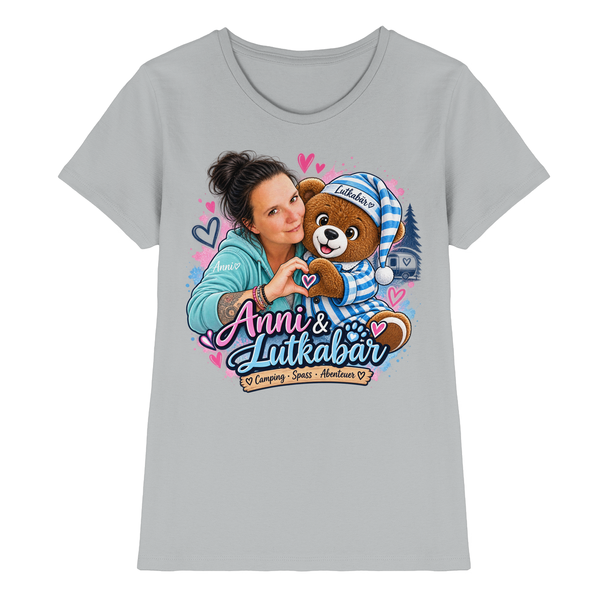 Lutkabär und Anni  - Ladies Premium Shirt