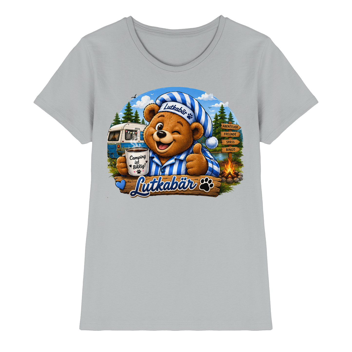 Anni & Lutkabär - Ladies Premium Shirt